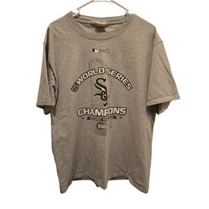 MLB Authentic Collection 05 Chicago White Sox World Series Champion Gray T Shirt